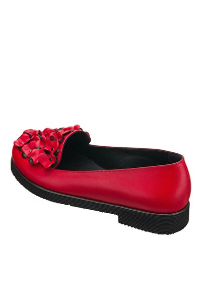 COSTO 40-41-42-43-44 Numara R8000 Kırmızı Içi Dana Derisi Rahat Geniş Kalıp Yeni Sezon Büyük Numara Kadın