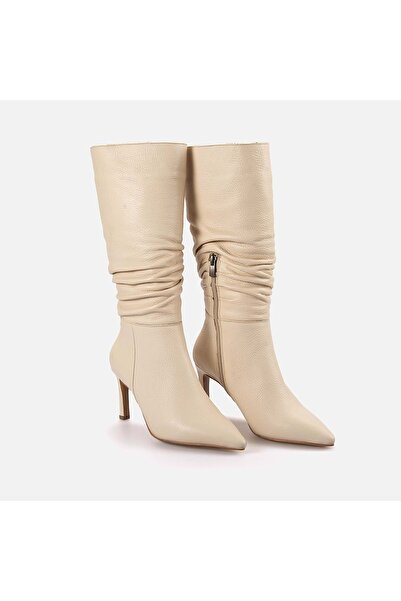 KEMAL TANCA Hakiki Deri Kadın Topuklu Çizme 760731