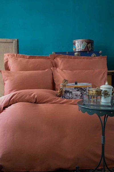 İssimo Isimo Simply Copper Satin Fitted Set 120*200/50*70(1)