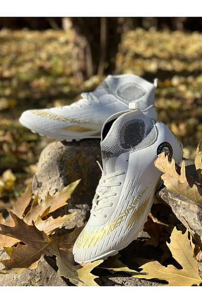 Twingo Comfortable Cut Comfort Sole Carpet and Field Sports Shoes - Λευκά