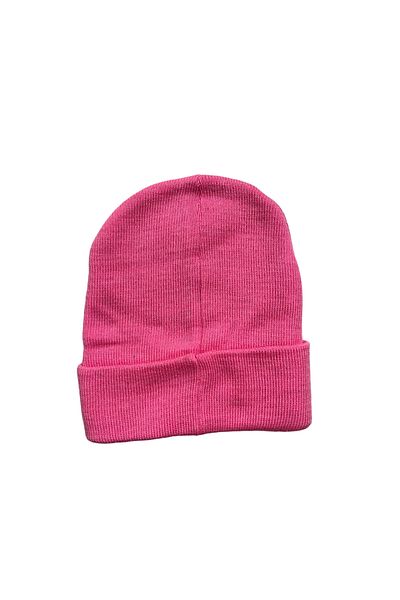 Melodi Scarf Winter Folded Basic Pink Women's Beret