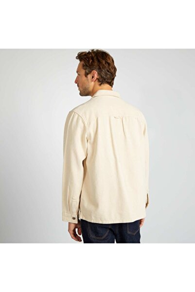 KIABI Twill overshirt WHITE