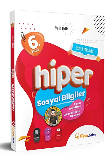 HiperZeka 2025 6. Sınıf Hiper Sosyal Bilgiler Konu Anlatımlı & Soru Bankası |...