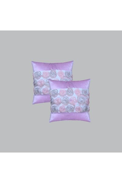 Donetella 2- Piece Modern 45x45 Throw Pillow Cover -,Decorative Covers for Cushions, Filling Not Included