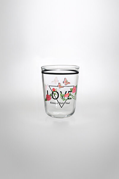 Fhilli Otto 6-Piece Side Glass - 120 Cc Love Coffee Glass