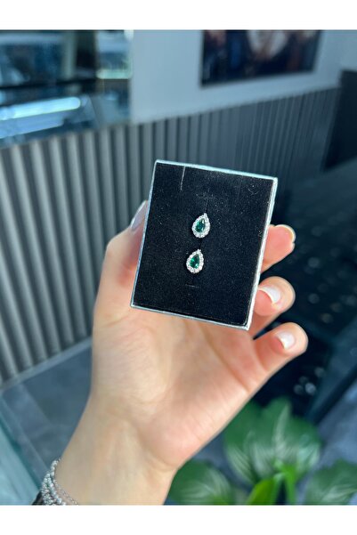 925Silver Damla küpe (vidalı)