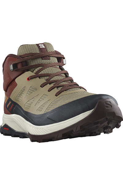 Salomon Boots Salomon Trekkings Outrise Mid Gtx, Beige, Men