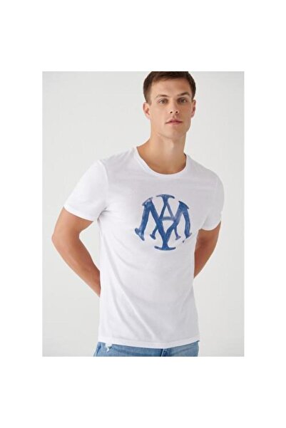 Mavi Λευκό ανδρικό T-Shirt M065109-620