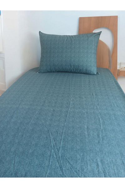 MONİVA Moniva Home Single Fitted Cotton Sheet Set (80% Cotton, 100X200 cm)