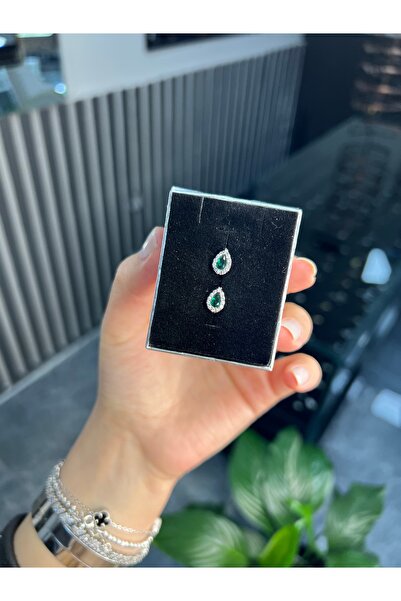 925Silver Damla küpe (vidalı)