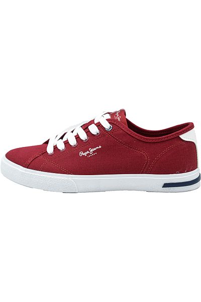 Pepe Jeans Pánská sportovní obuv - Pepe Jeans Kenton Road Basic, červená