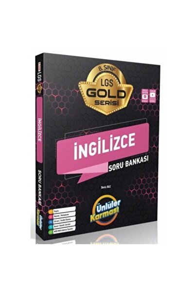 Ünlüler Karması Yayınları 8. Sınıf Lgs Gold Ingilizce Soru Bankası Yni