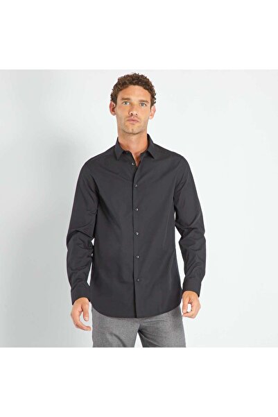 KIABI Straight-cut shirt Black