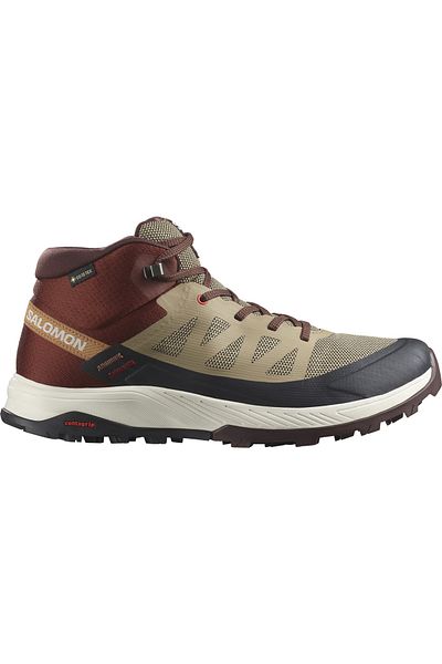Salomon Pánské trekingové boty Salomon Outrise Mid Gtx Beige
