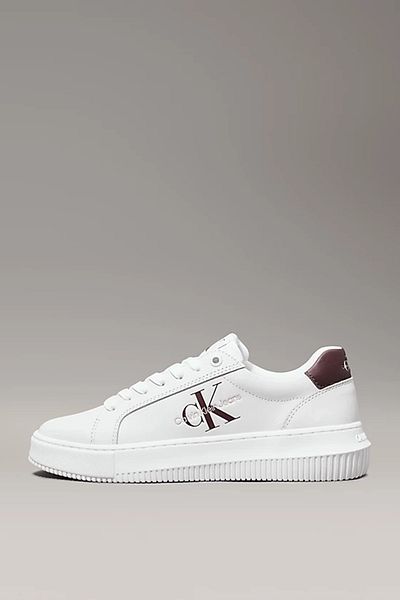 Calvin Klein Dámské tenisky CHUNKY CUPSOLE Side Logo – bílé