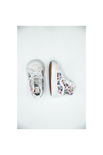 Vans Vans Sk8-Hi Reissue - boční zip, růžové, dětské tenisky