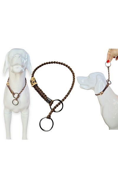 VSLT HANDMADE Dog Training Collar, Dog Choke Collar, Dog Necklace, Choke Dog Collar. Dog Training Collar