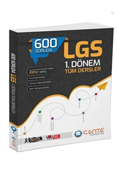 Altın Karma Yayınları Çanta Yayınları Çanta 600 Soruda 8.sınıf Lgs 1.dönem Tü...