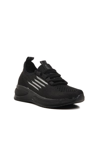WALKWAY Black Kids Sports Shoes