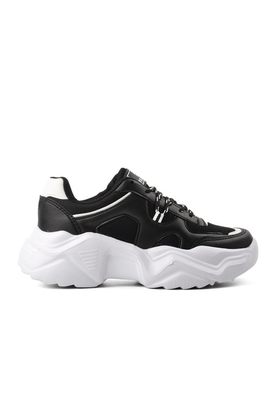 WALKWAY Black-white Women's Sports Shoes