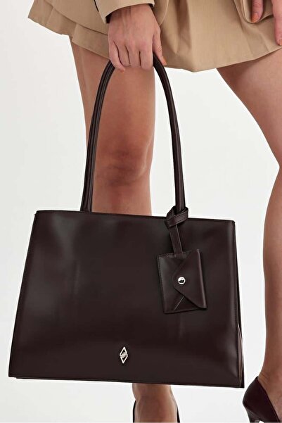 Aron Atelier Abella Brown Women's Briefcase Laptop and Casual Shoulder Bag