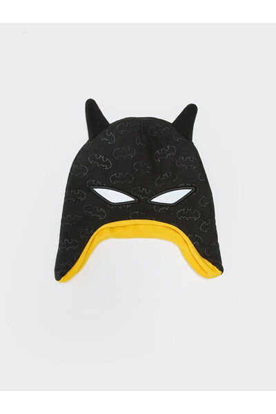 LC Waikiki LCW AKSESUARI Crna Batman Štampano Snježna kapa za dečake