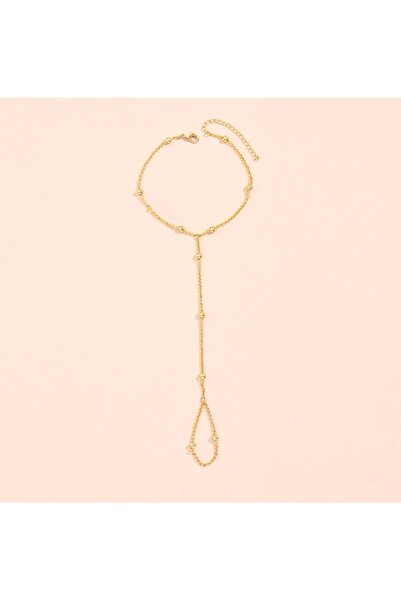 Vitastyle Gold Color Ball Chain Şahmeran