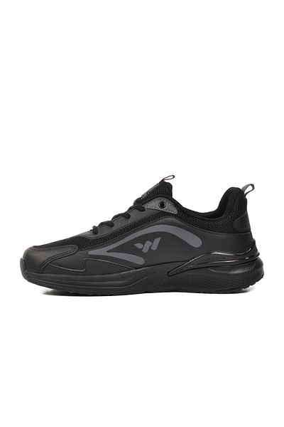 WALKWAY Black-Smoked Men's Sports Shoes