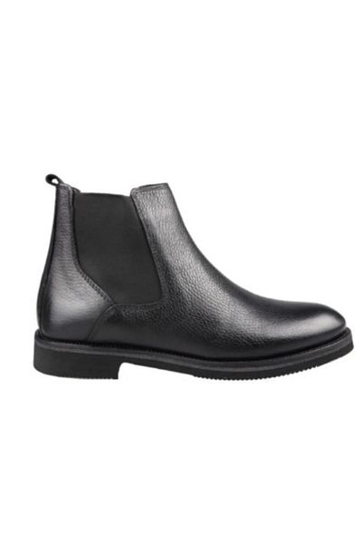 MARCOMEN Genuine Leather Rubber Detailed Casual Chester Boots