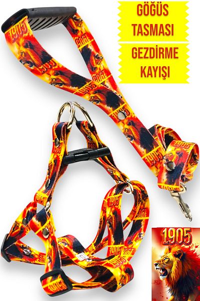 Angelapets Dog Collar (Chest Collar) Walking Strap Set