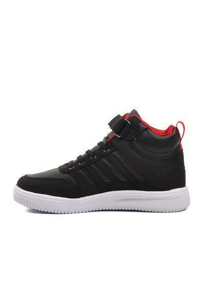 WALKWAY Black-white-red Kids Sneakers