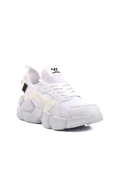 WALKWAY Pantofi sport albi unisex