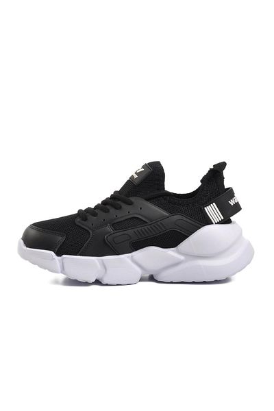 WALKWAY Pantofi sport unisex alb-negru