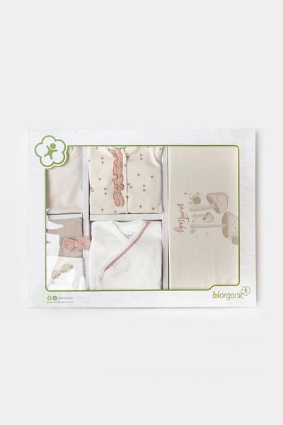 Biorganic Organic Gots Certified Set of 10 - Light Beige