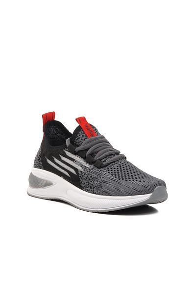 WALKWAY Smoked-Black-Red Children's Sports Shoes