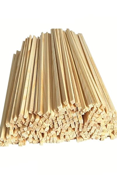 Marangozi Ahşap Çıta 1 cm X 1 cm X 30 Cm (20 ADET)