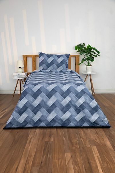 FAVORA Set cuvertură de pilota Capella Cotton Ranforce - Albastru