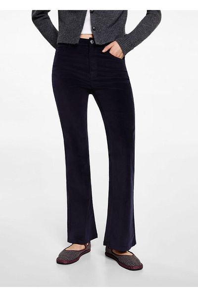 Mango Teen Spanish velvet pants with legs