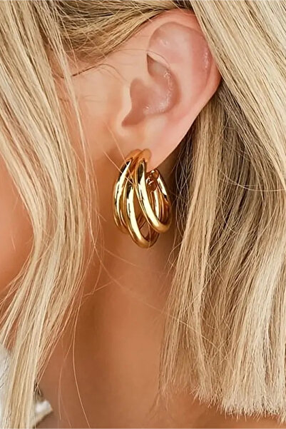 By Zeyna Aksesuar Kadın Vip Seri Ay Model Küpe zrk00587