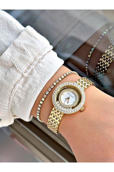 Navimarine Women's Watch with Steel Case Steel Cord Bracelet Gift