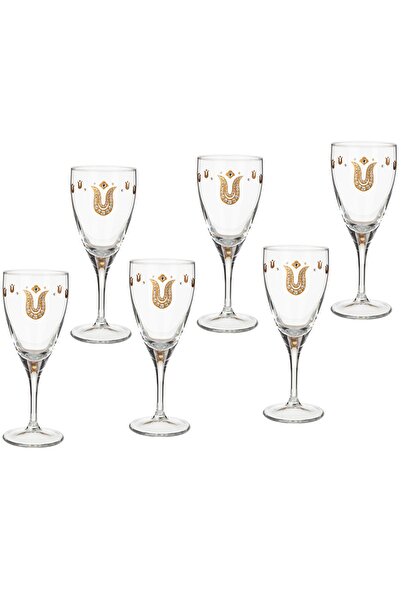 Dania طقم مكون من 6 أكواب عصير صناعة تركية بتصاميم أنيقة ومميزة