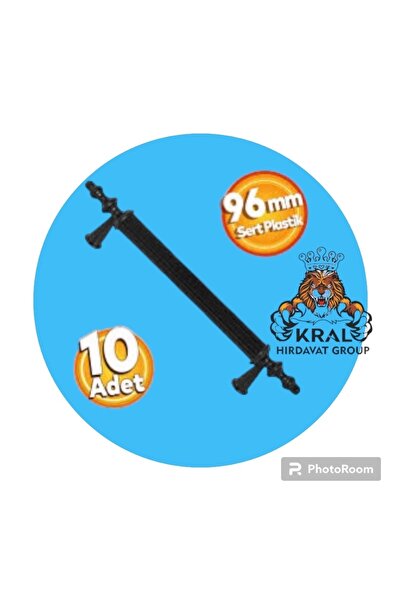 KRAL HIRDAVAT Dolap, Çekmece Kulpu  Dolap Kulp, Mobilya Kulpu, Polimer Sert Plastik Kulp, 10 Adet Fiyatıdır.