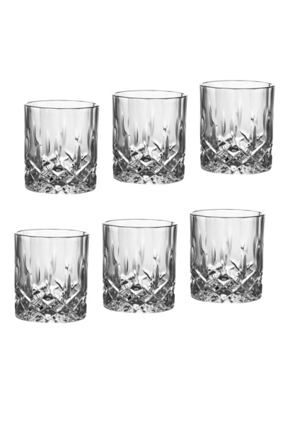 RCR A Set Of 6 Glasses Made Of Pure Crystal Made In Italy Capacity 300 ml