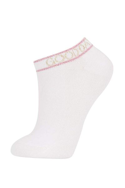 DeFacto New Season Girl's 3-Piece Cotton Booties Socks