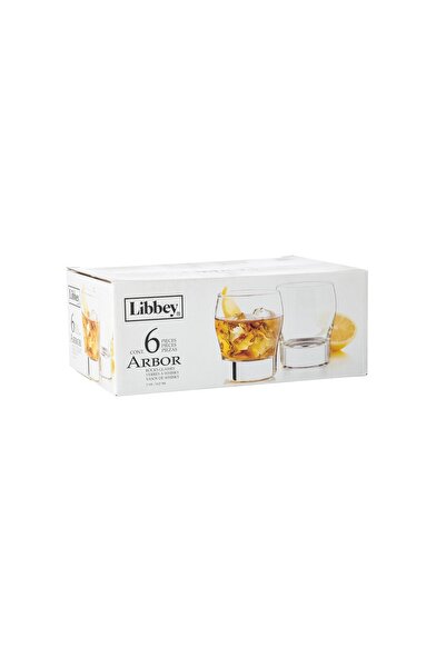 LİBBEY A Set Of  6 Pieces Glass Cups Consisting Of Clear multi-use Clear Glass