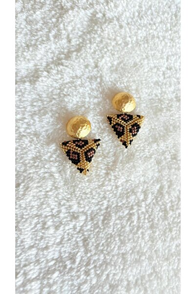 elamindunyasi ميوكي محبوك نمط الفهد الأقراط النقش