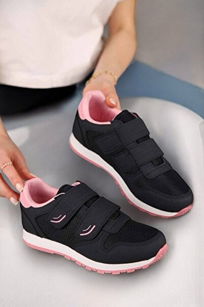 LANDSHOES Унісекс чорно-білі спортивні кросівки з подвійною стрічкою