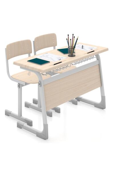 Feta Mercan Demonte Çift Kişilik Okul Sırası (ads502)