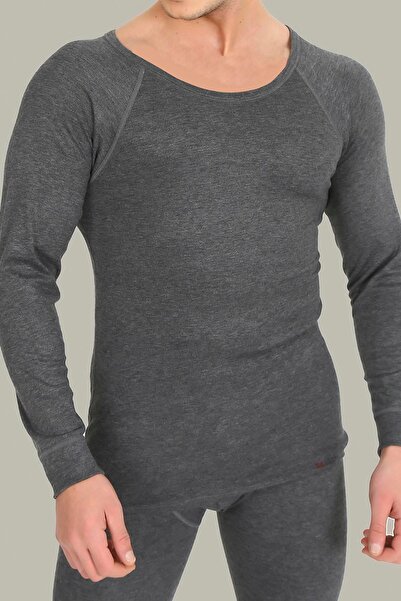 Erdem Antrasit Termal Içlik Uzun Kol Fanila 1482
