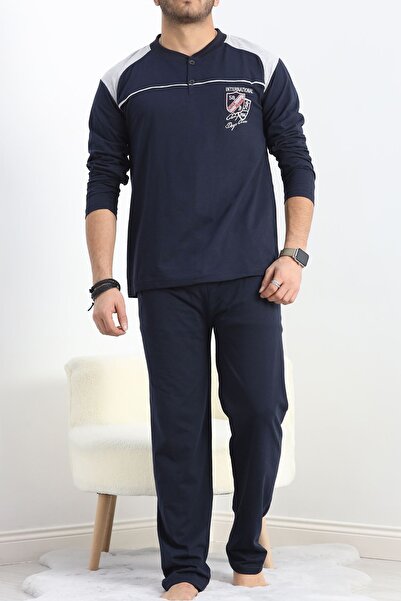 Store Erkek Pijama Takımı Lacivert - 20219.1838.